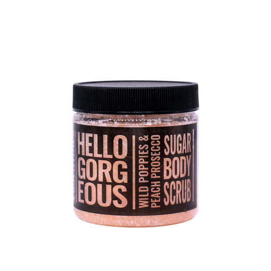 Wild Poppies & Peach Prosecco Sugar Body Scrub