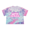 Looking Like A Hot Snack Women's Tie-Dye Crop Tee