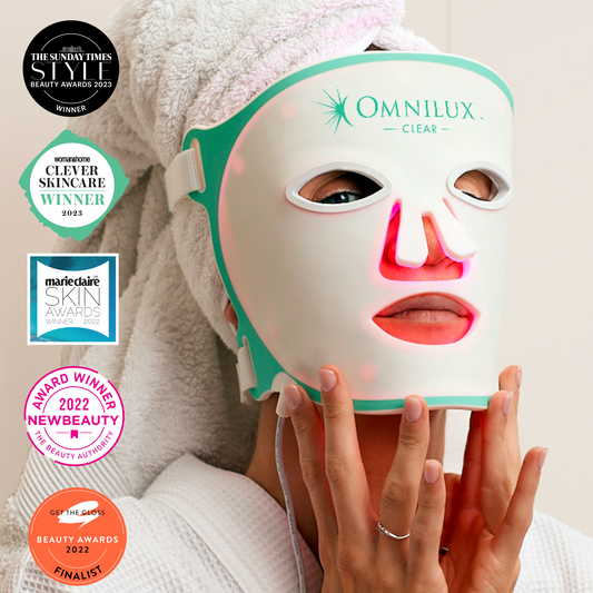 Omnilux Clear Acne Treatment Device | Red & Blue LED Light Therapy