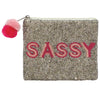 Sassy Beaded Coin Purse