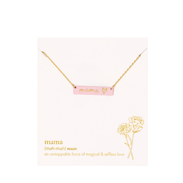 Mama Bar Necklace