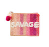 SAVAGE Beaded Coin Purse